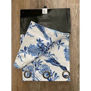 Lush Decor 2 panels Farmhouse Bird and Floral Blackout Curtain Grommet Set